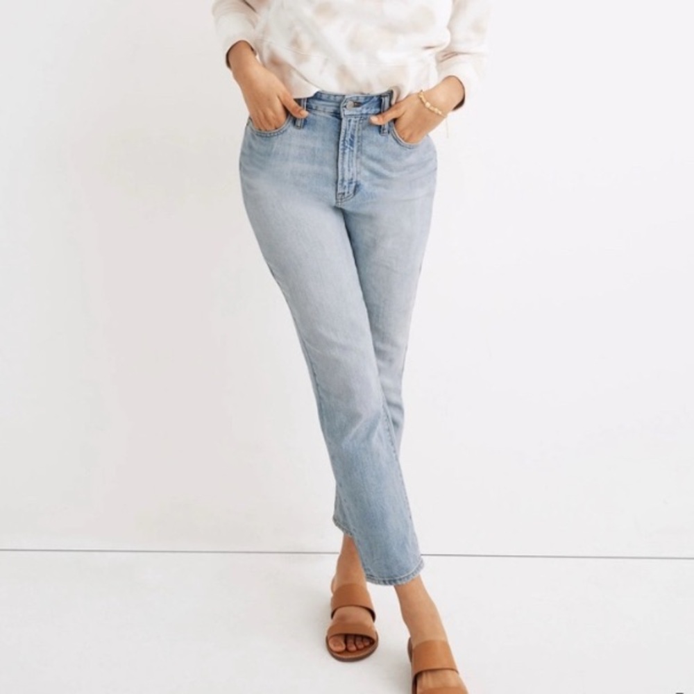$115 Madewell The Curvy Perfect Vintage Jean in Fiore Wash 90’s 28